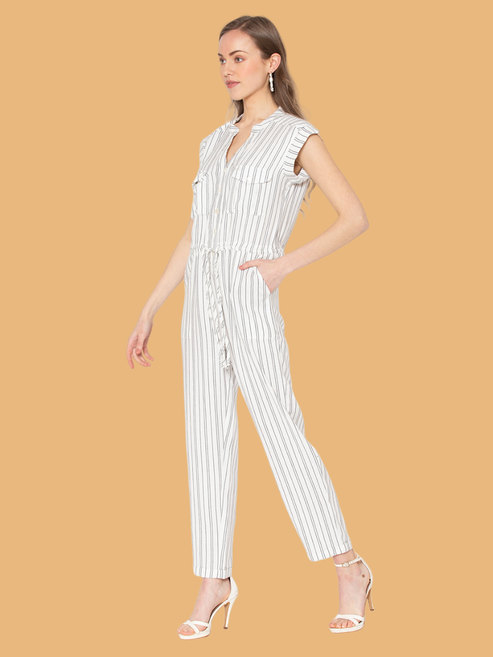 Flawless Women Wink White Jumpsuit Being Flawless