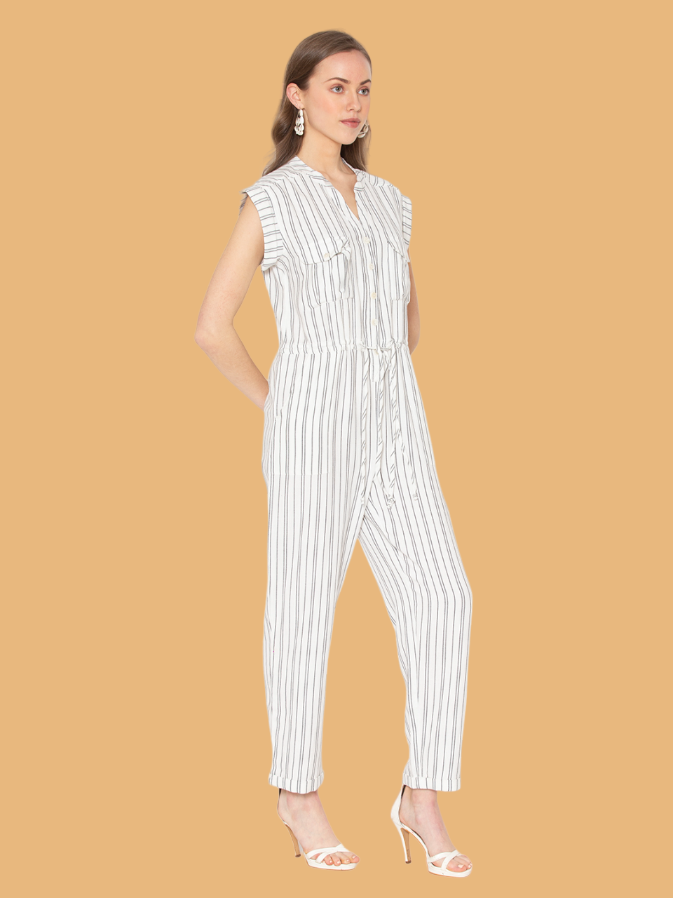 Flawless Women Wink White Jumpsuit Being Flawless