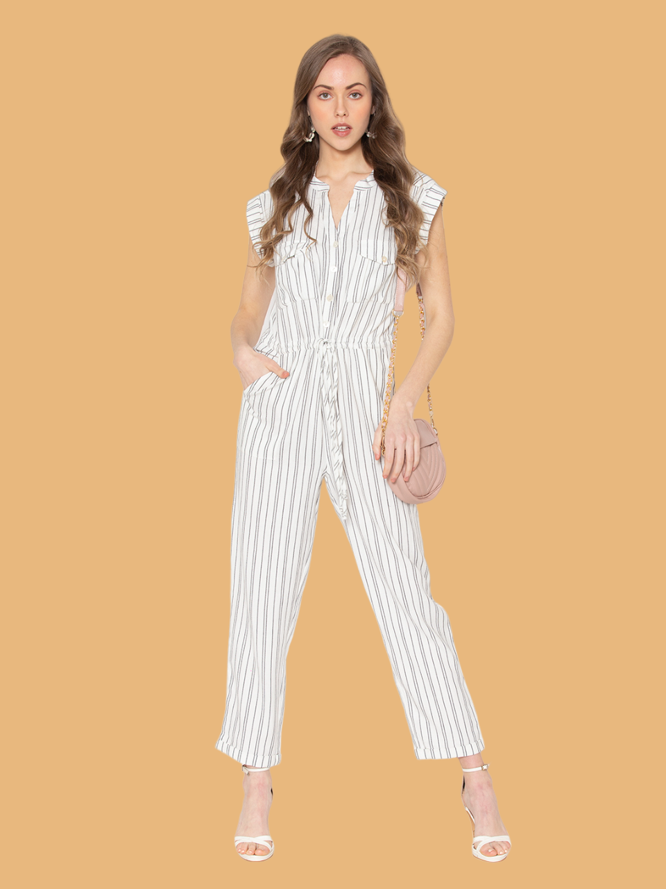Flawless Women Wink White Jumpsuit Being Flawless
