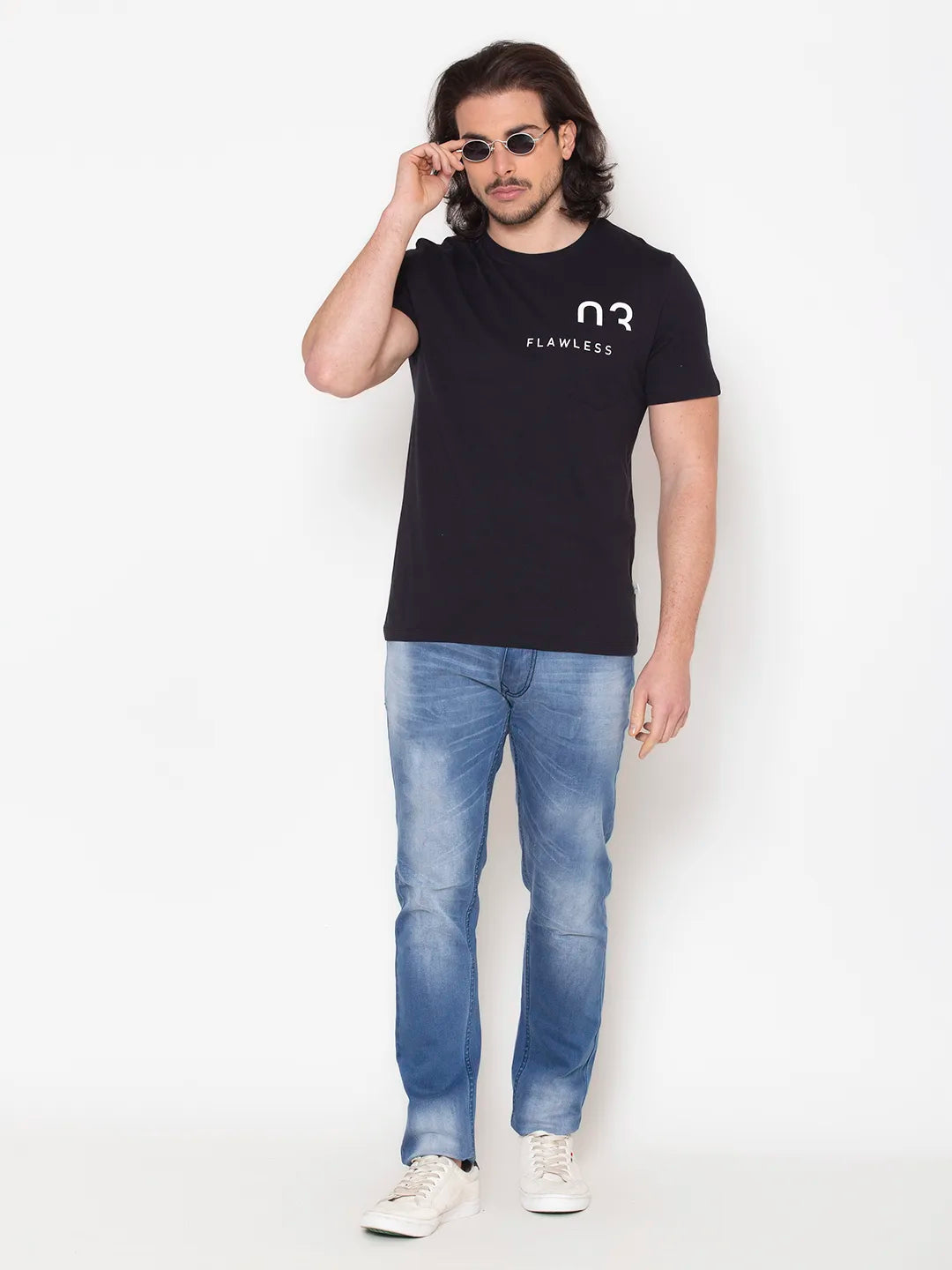 Graphic Black Men T-shirt Being Flawless