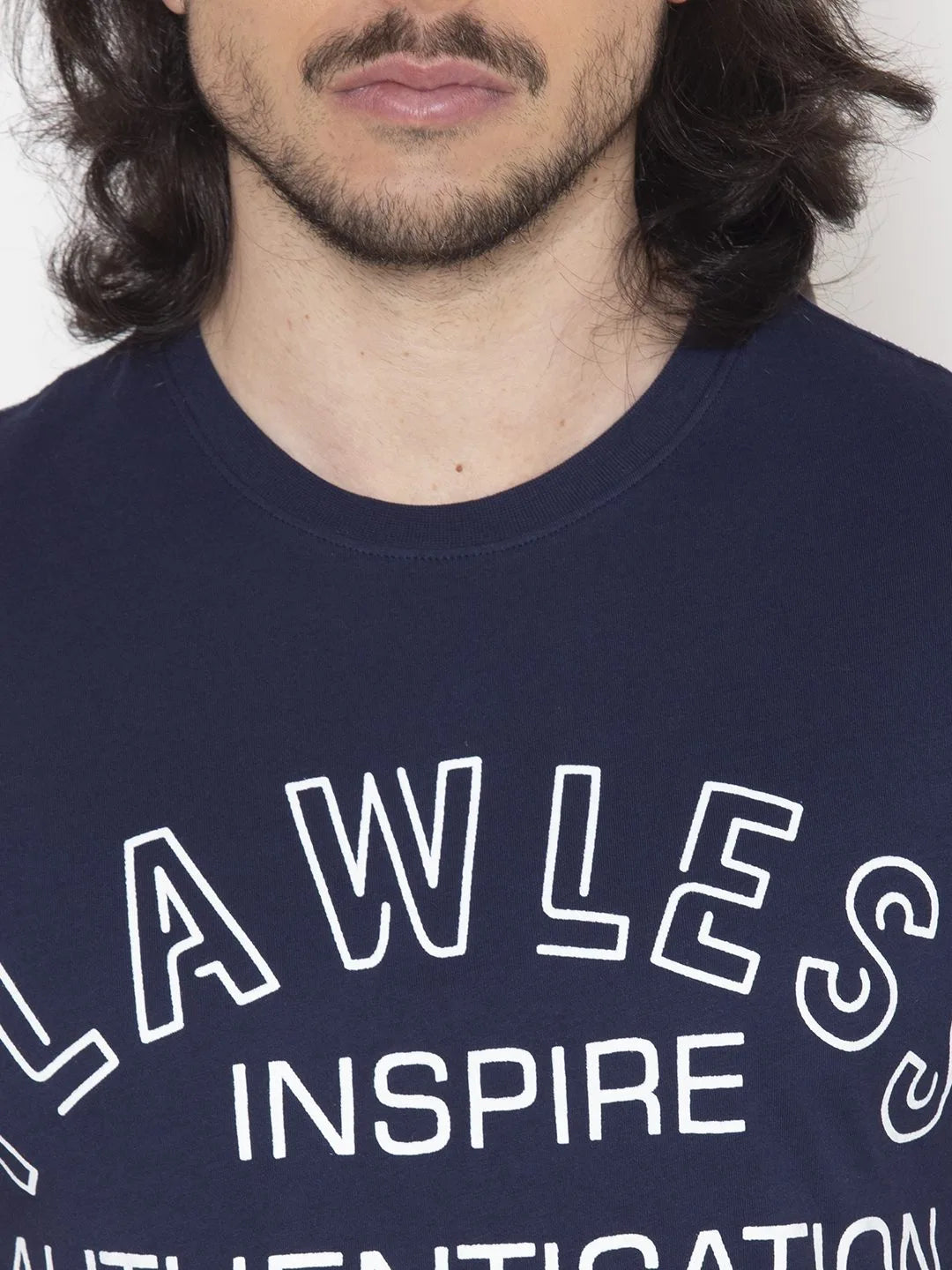 Flawless Men's Authentication Cotton T-shirt Being Flawless