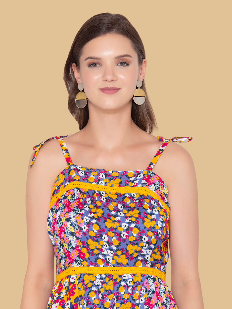 Flawless Women Multi MIdi Dress Being Flawless