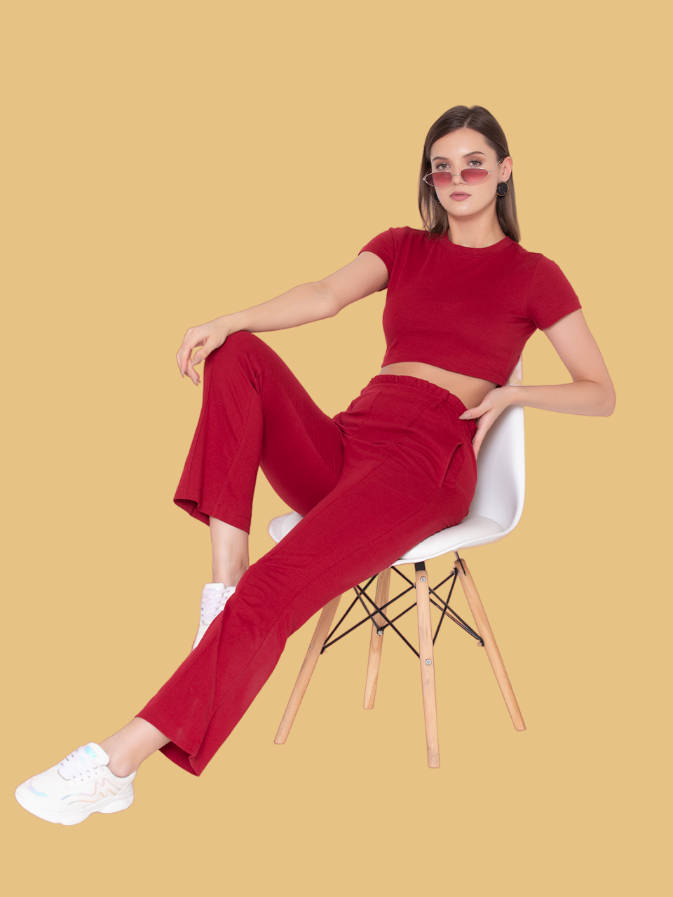 Flawless Women Maroon Top & Pant Co-Ord | CALLA Being Flawless