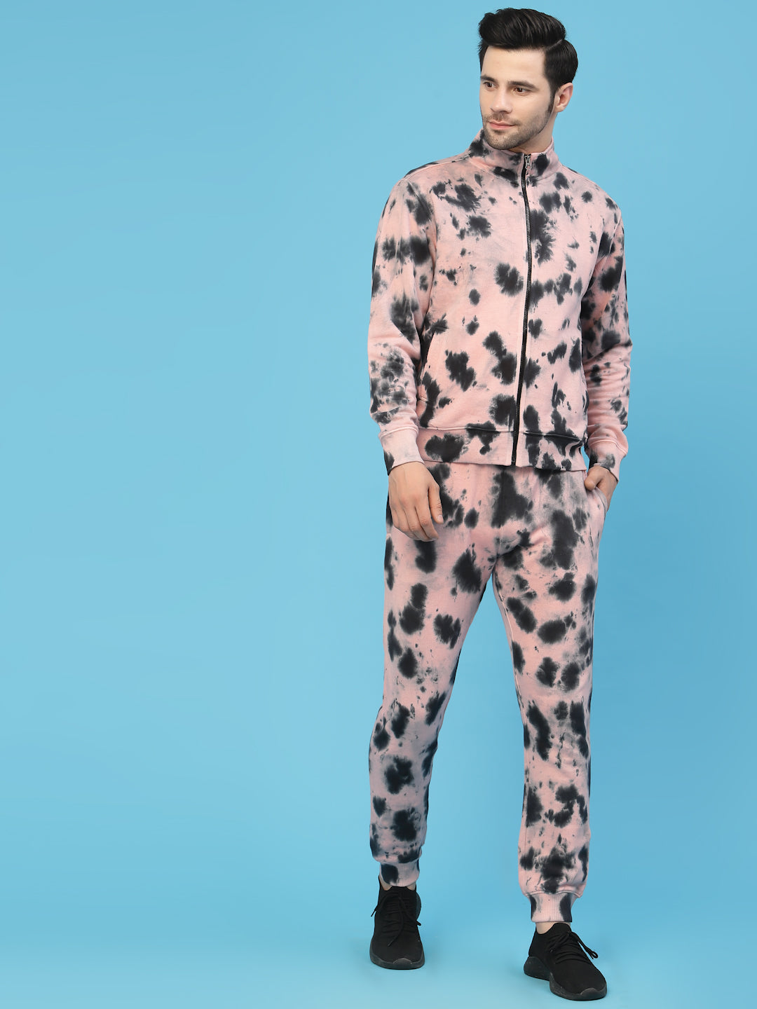 Flawless Men Winter Pink Co-Ord Set | SUNSET Being Flawless