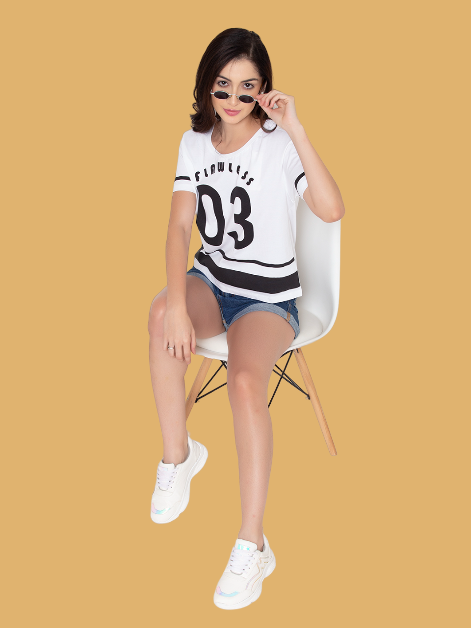 Flawless Women Wang White T-Shirt Being Flawless