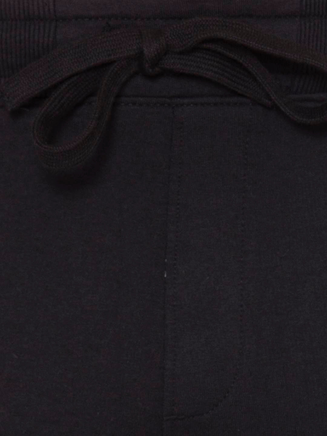 Flawless Solid Men Black Regular Shorts Being Flawless