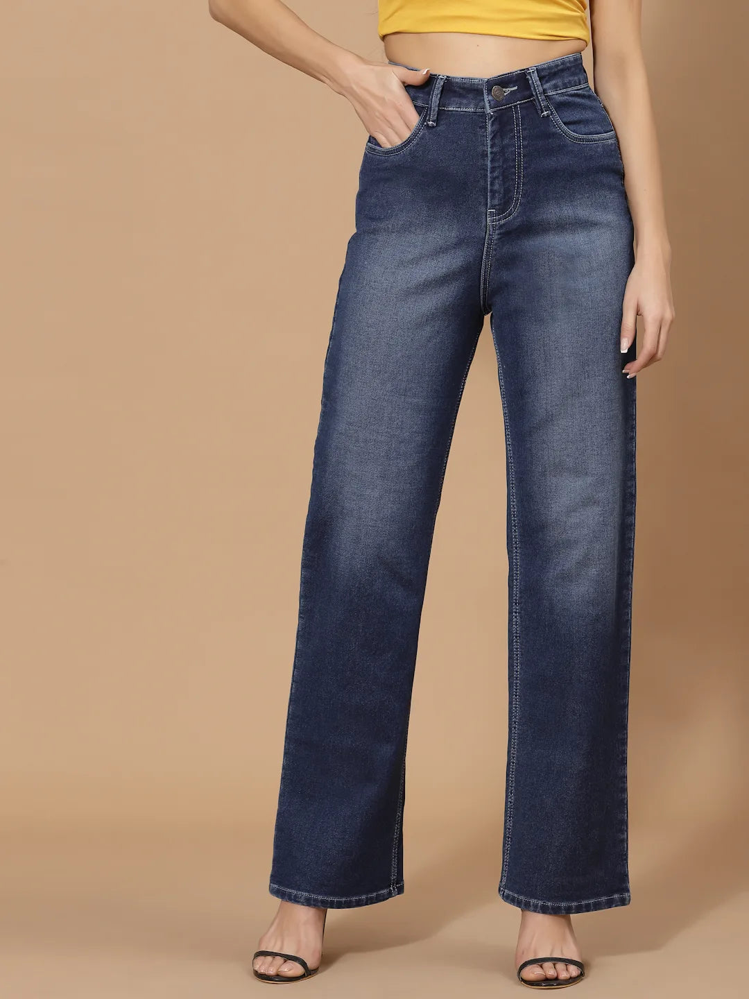 FLAWLESS WOMEN BLUE DENIMS DEPANT JEANS Being Flawless