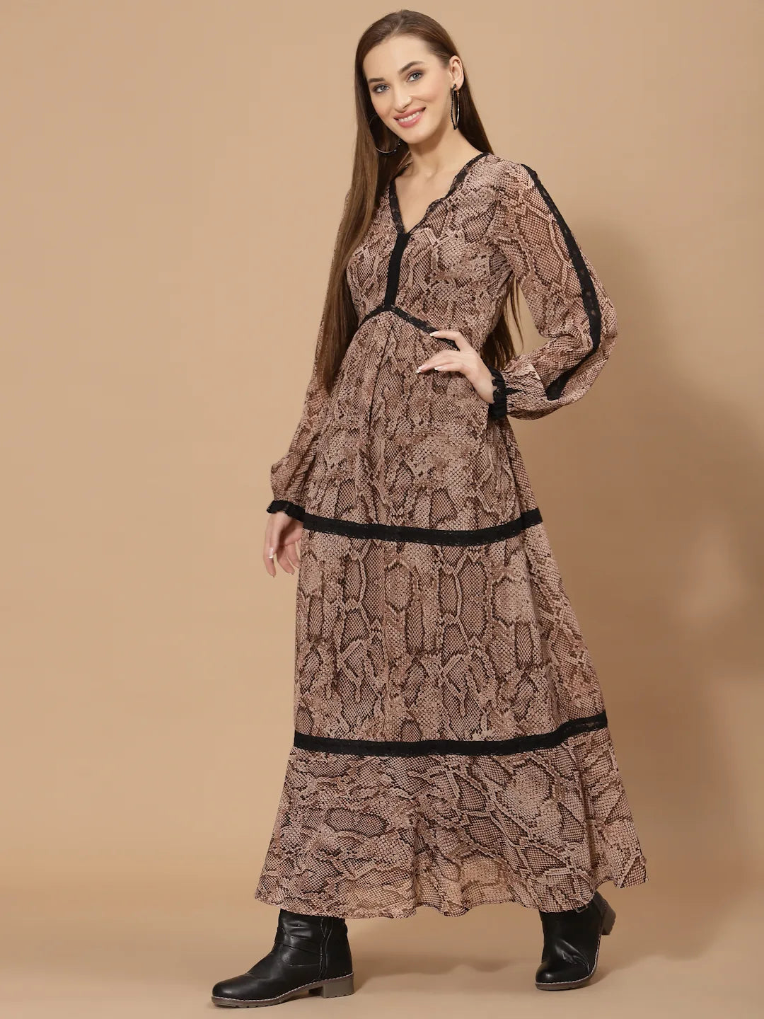 Flawless Flawless Women Animal Printed Dress | SARAH Being Flawless