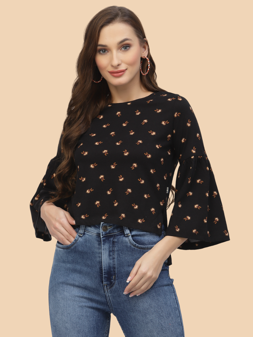 Flawless Women Black Regular Top Being Flawless