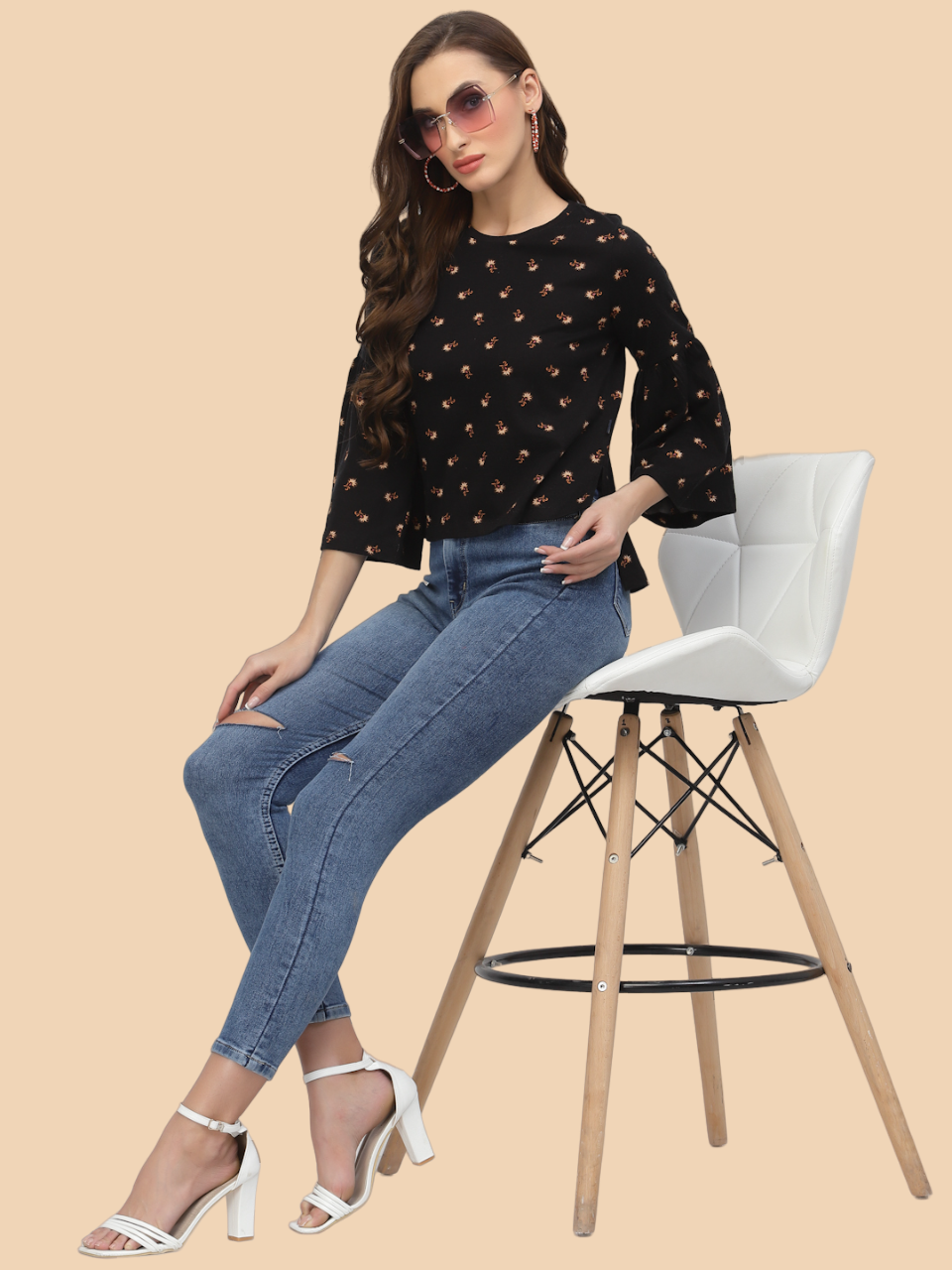 Flawless Women Black Regular Top Being Flawless