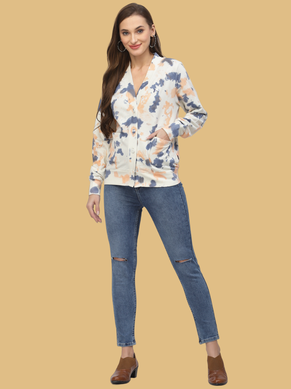 Flawless Women Tie And Dye Sweatshirt Being Flawless