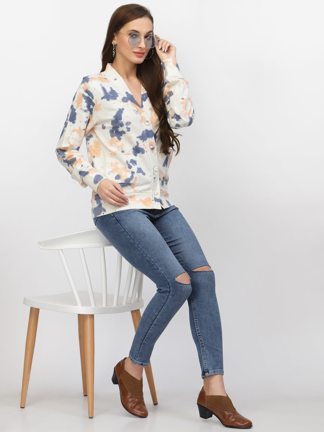 Flawless Women Tie And Dye Sweatshirt Being Flawless