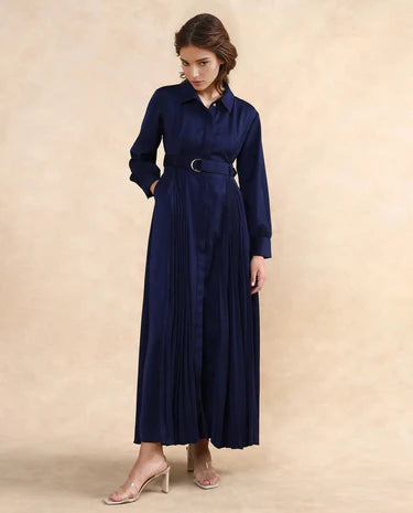 PLAIN MAXI DRESS VANADZOR - NAVY Being Flawless
