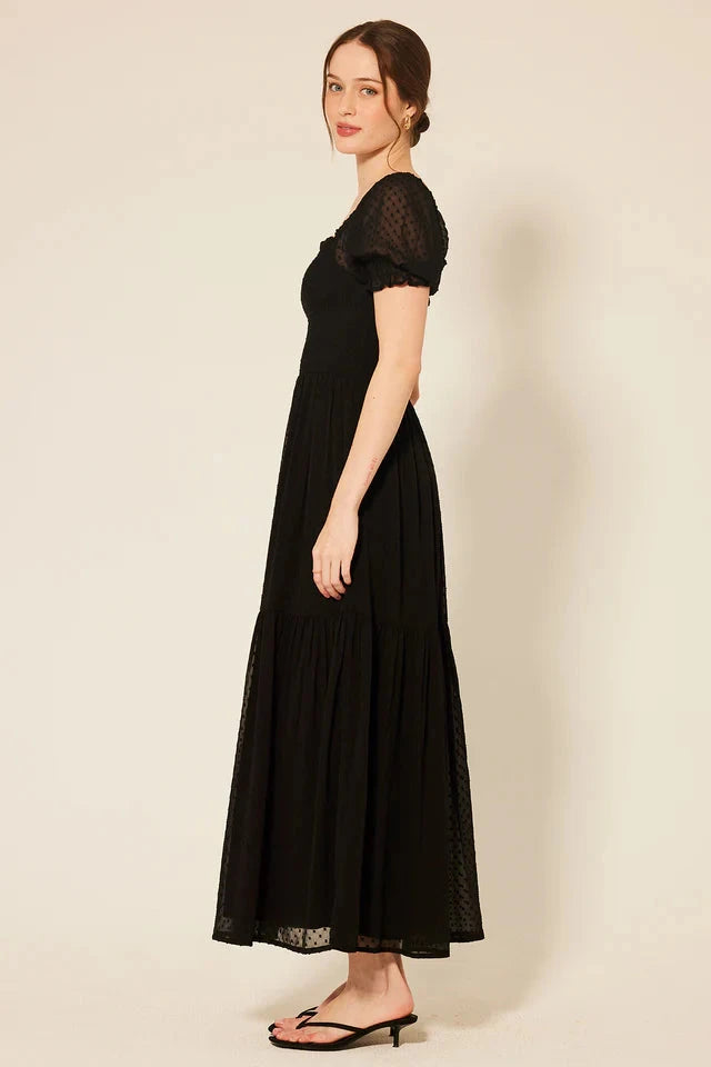 La black Dress Being Flawless