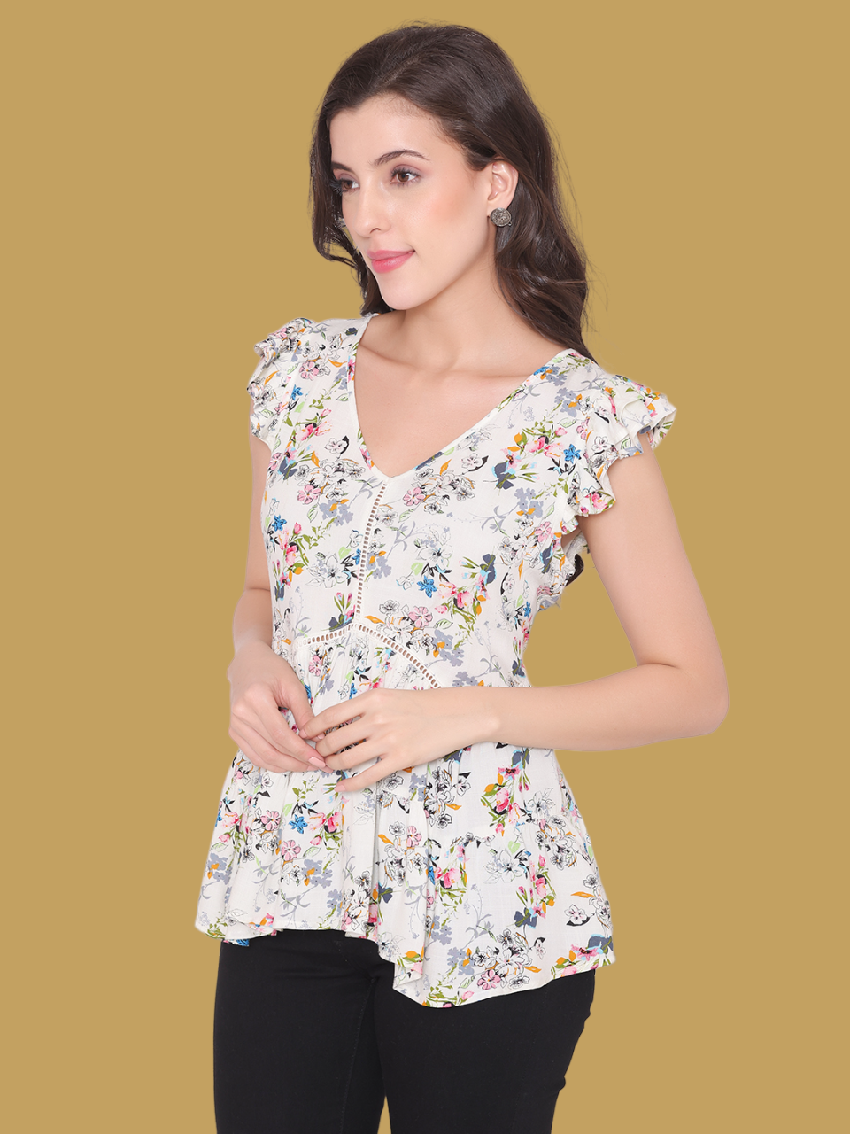 Flawless Women Flow Button Top | ORCHID Being Flawless