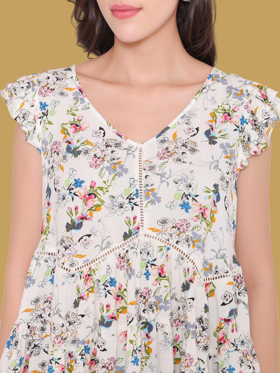 Flawless Women Flow Button Top | ORCHID Being Flawless