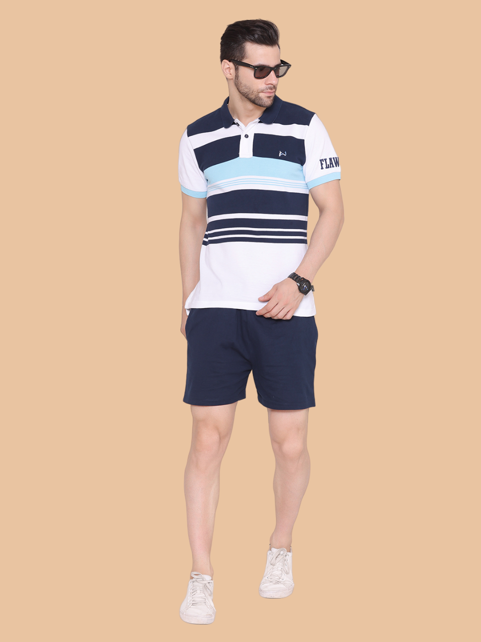 Flawless Men Organic Polo T-Shirt | CAPTAIN Being Flawless