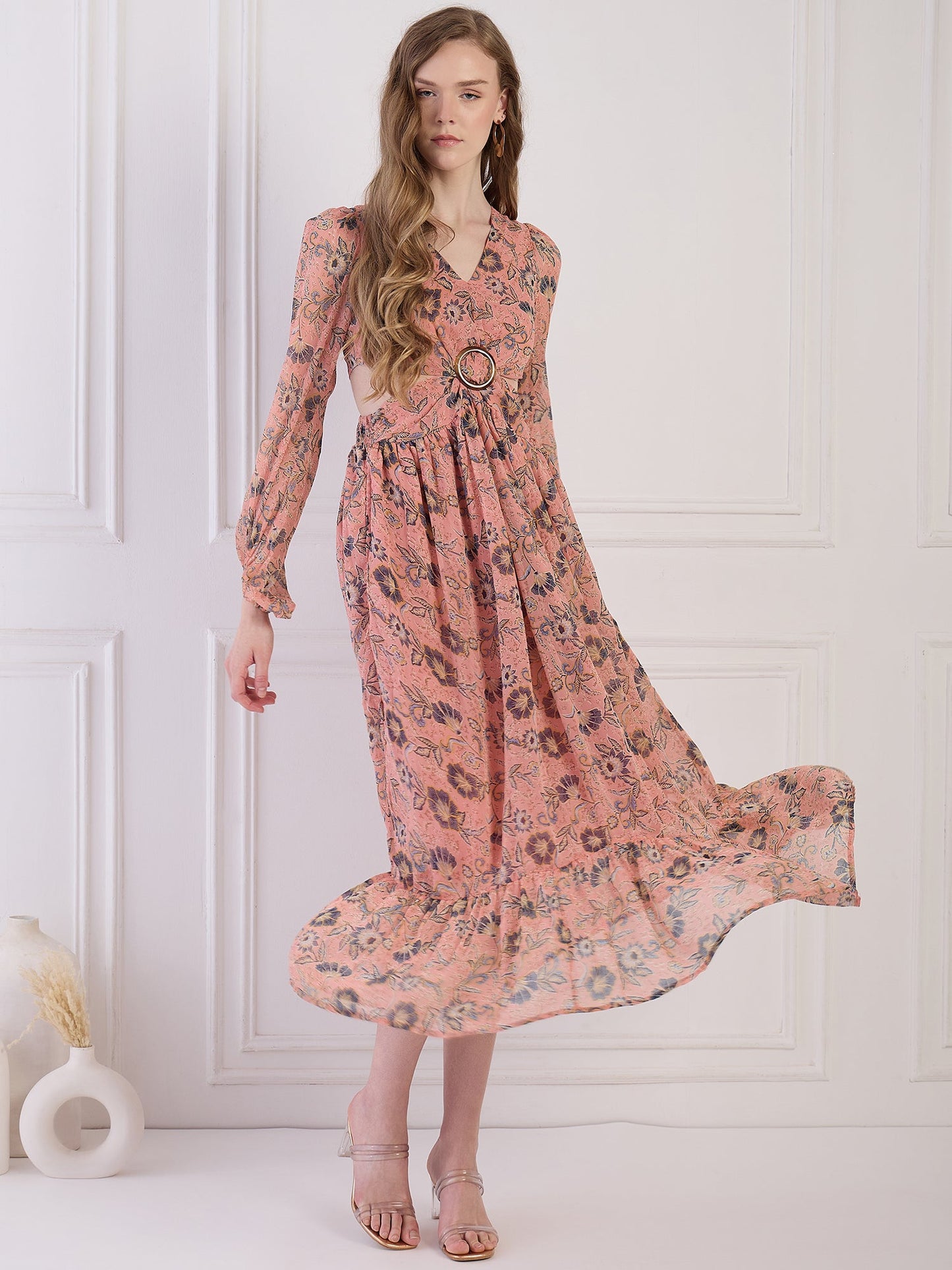 Flawless Trendy Cut-Out Party Dress for Women | MONICA Being Flawless