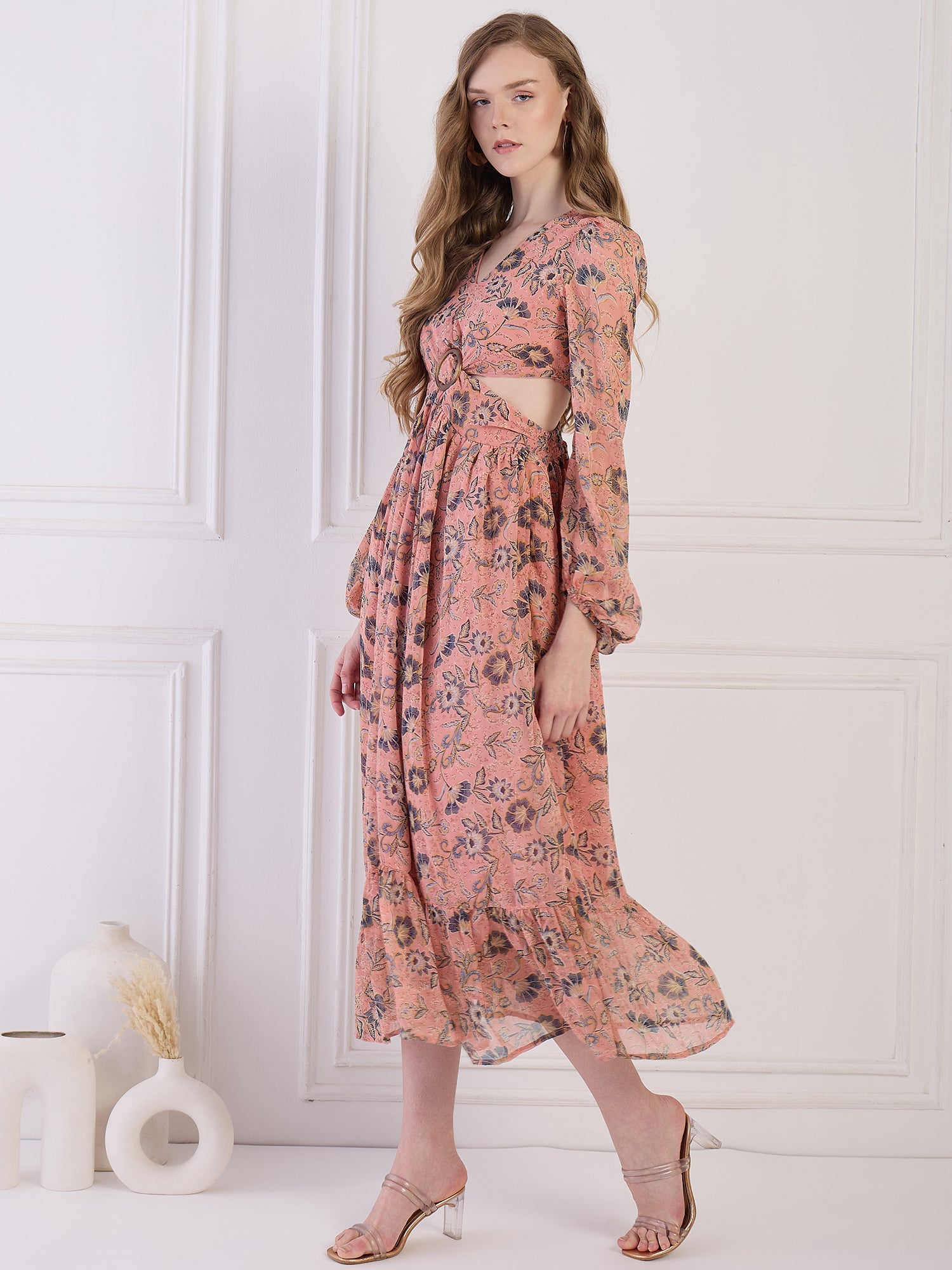 Flawless Trendy Cut-Out Party Dress for Women | MONICA Being Flawless