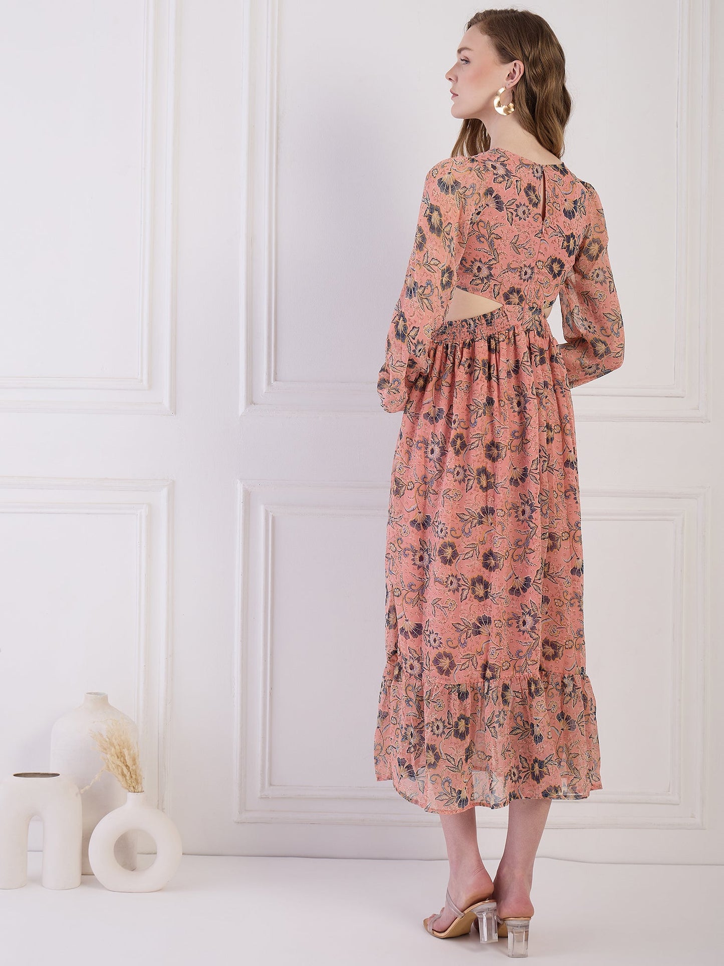 Flawless Trendy Cut-Out Party Dress for Women | MONICA Being Flawless