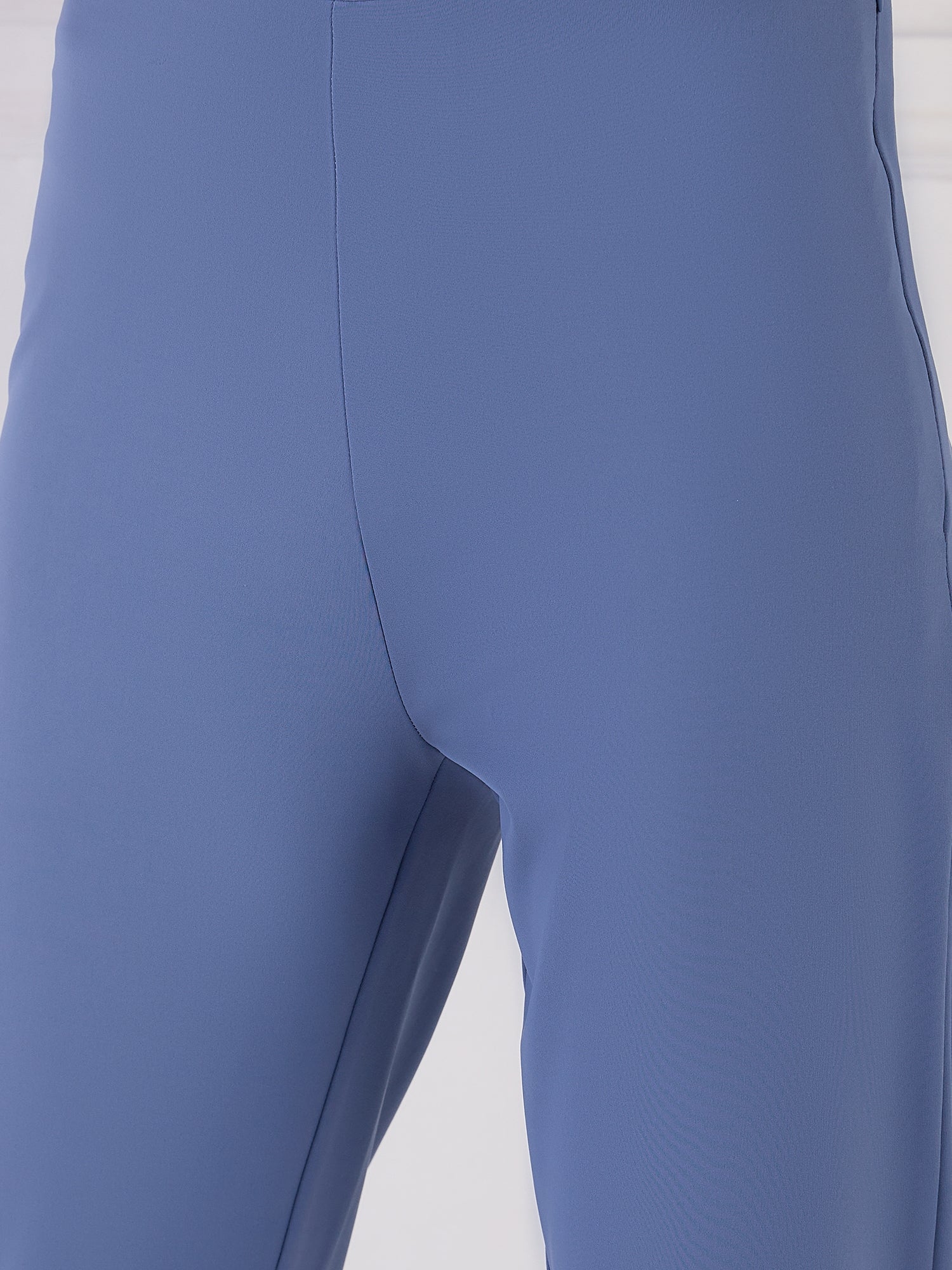 Blue Imported Lycra Pant Being Flawless