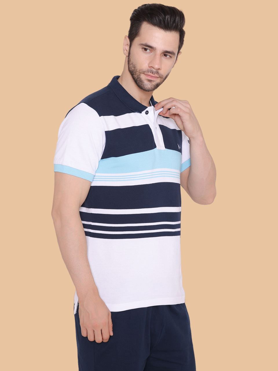 Flawless Men Organic Polo T-Shirt | CAPTAIN Being Flawless