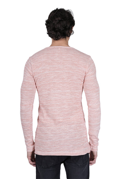 FLAWLESS MEN WINTER PEACH KNITTED T-SHIRT Being Flawless
