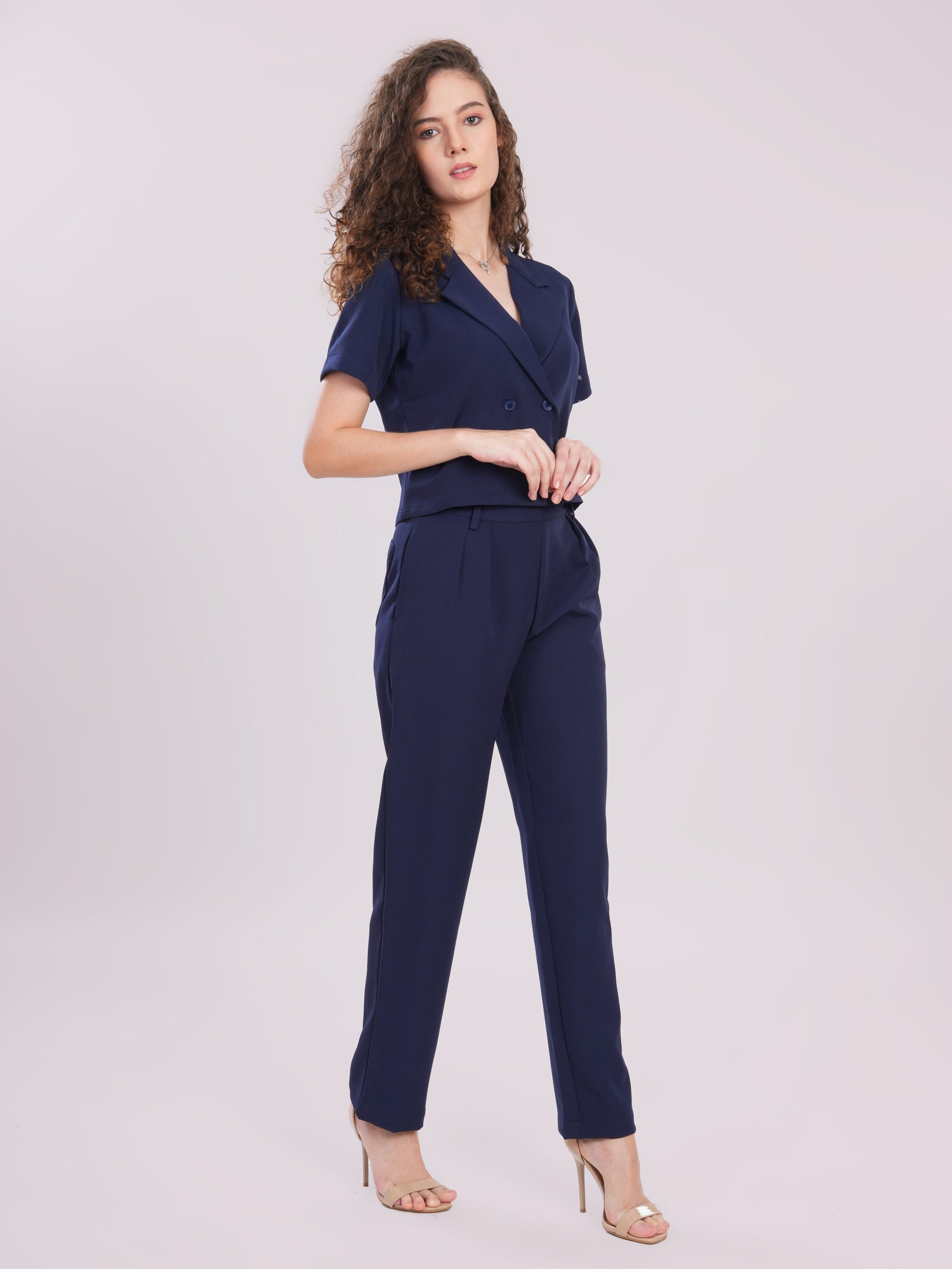 Blue cord set Being Flawless