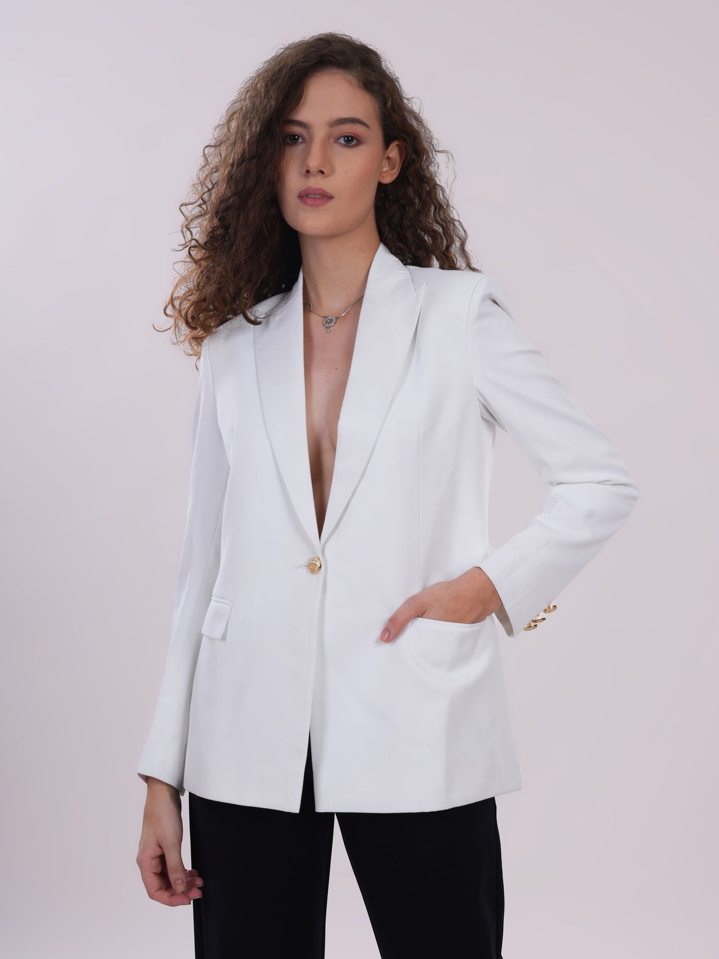 White Blazer – Pure Class, Bold Energy Being Flawless
