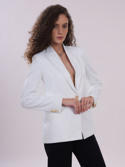 White Blazer – Pure Class, Bold Energy Being Flawless