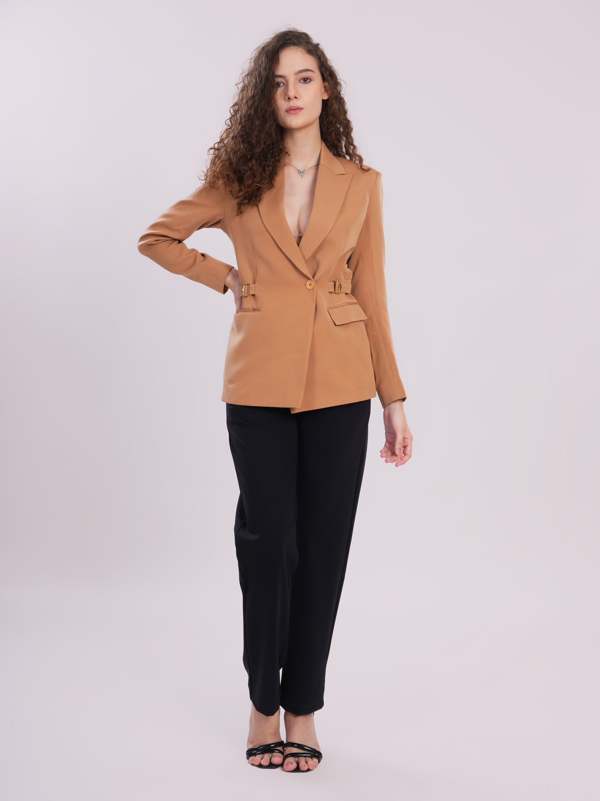 Flawless Brown Blazer Being Flawless