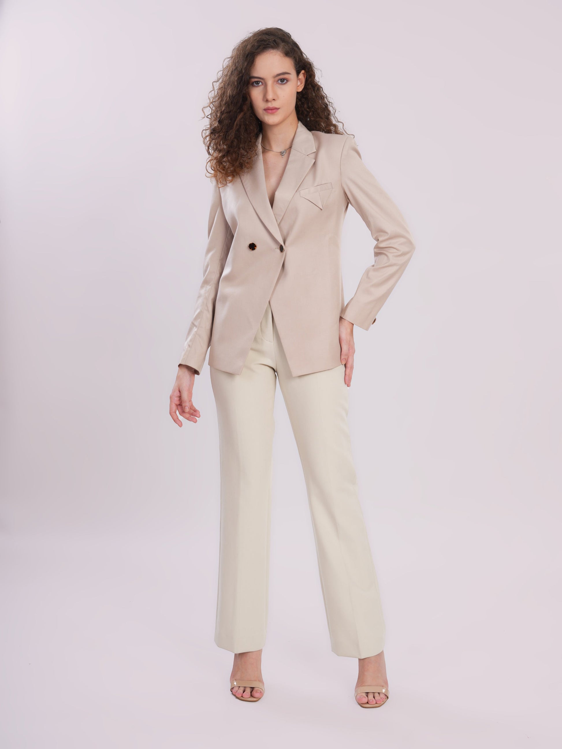 Creamy Blazer Being Flawless