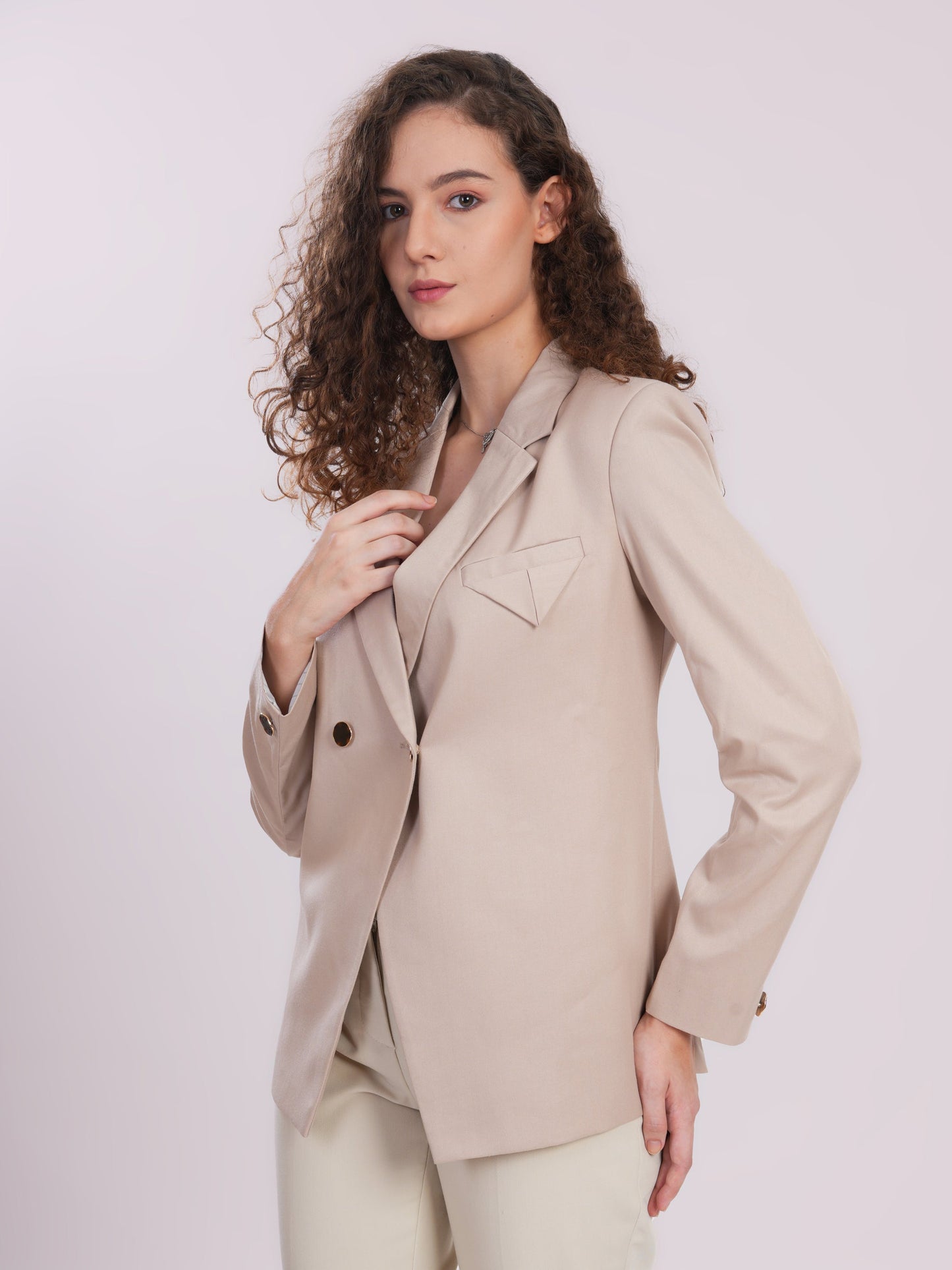 Creamy Blazer Being Flawless