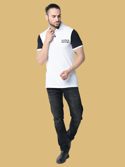 Flawless Men Organic Swag Chess Polo T-Shirt Being Flawless