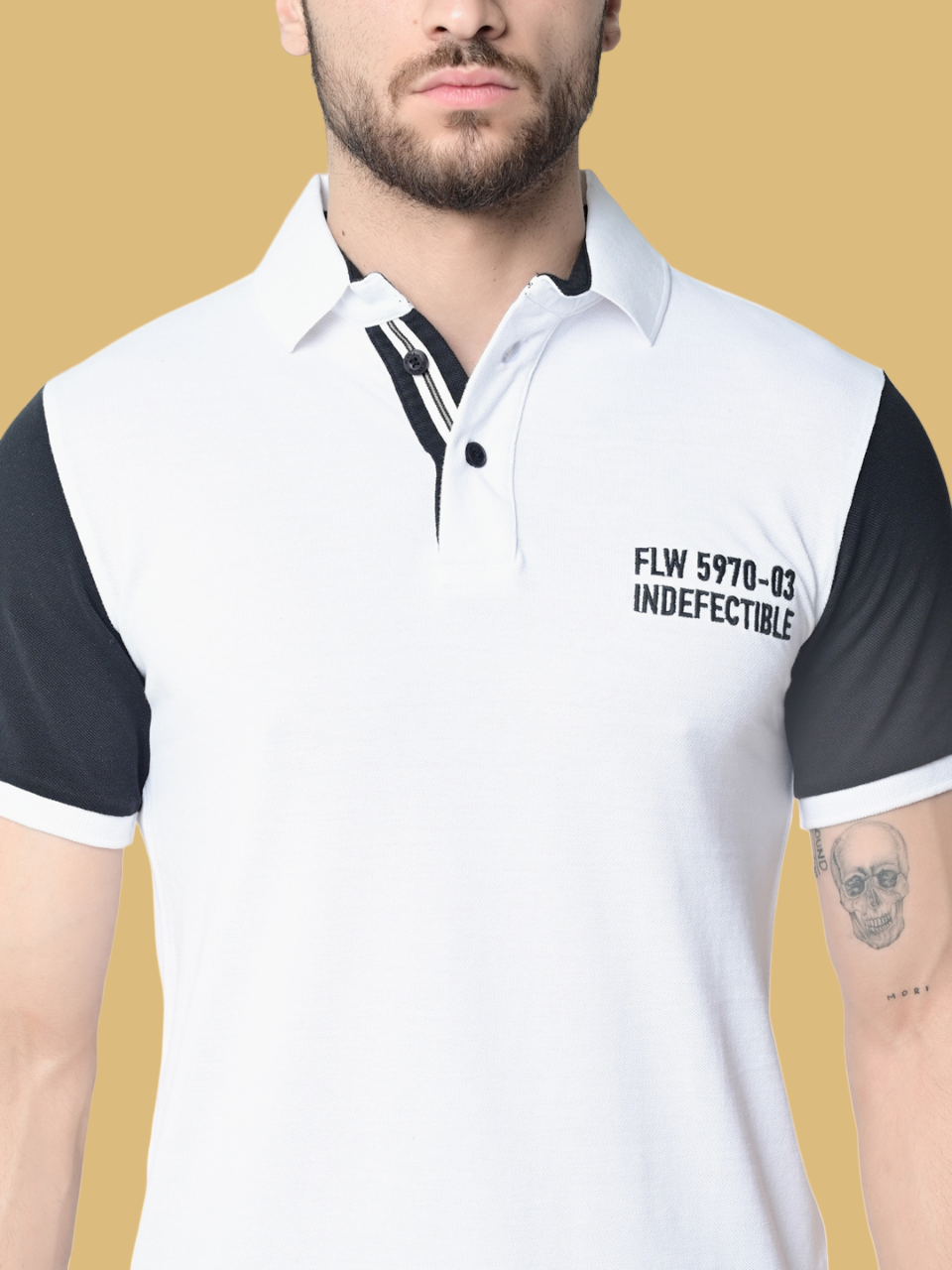 Flawless Men Organic Swag Chess Polo T-Shirt Being Flawless