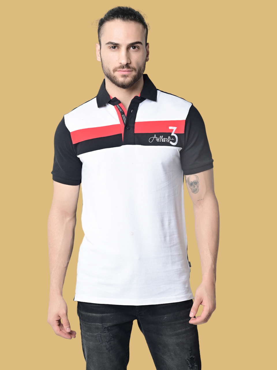 Flawless Organic Sociable Men Polo T-Shirt Being Flawless