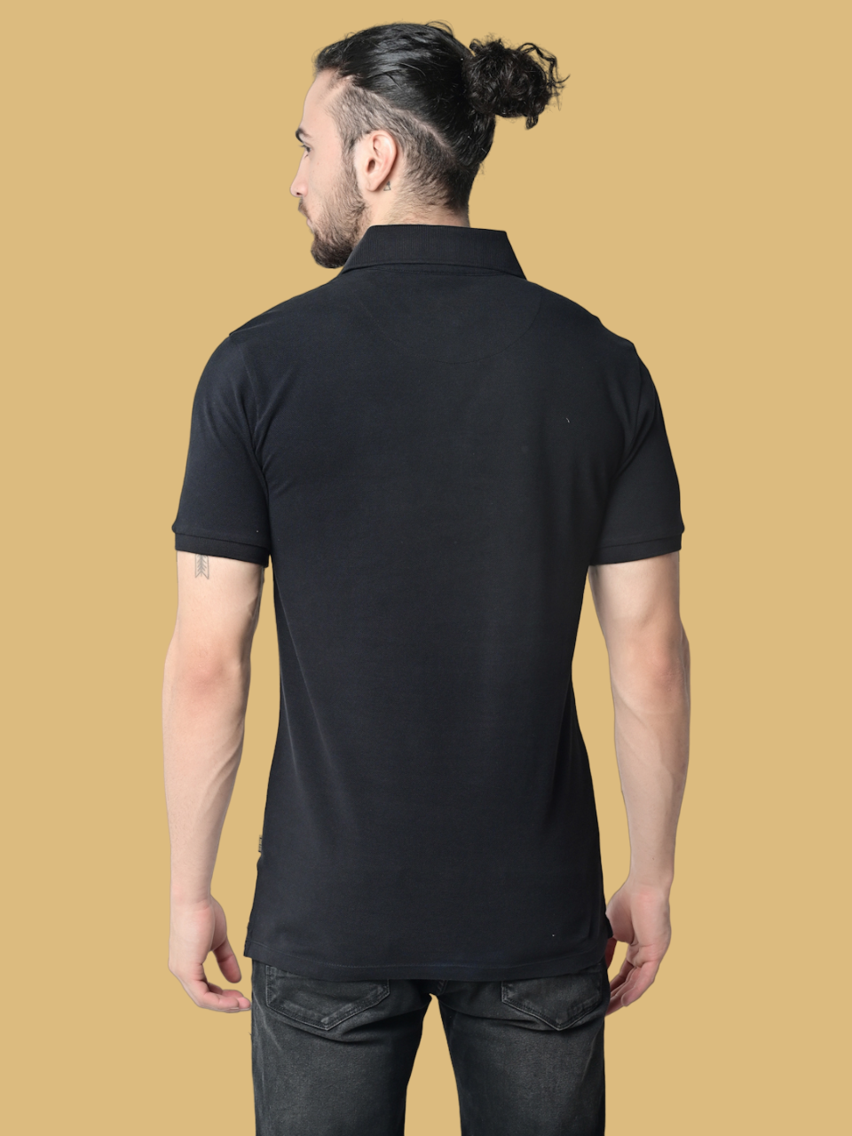 Flawless Organic Sociable Men Polo T-Shirt Being Flawless