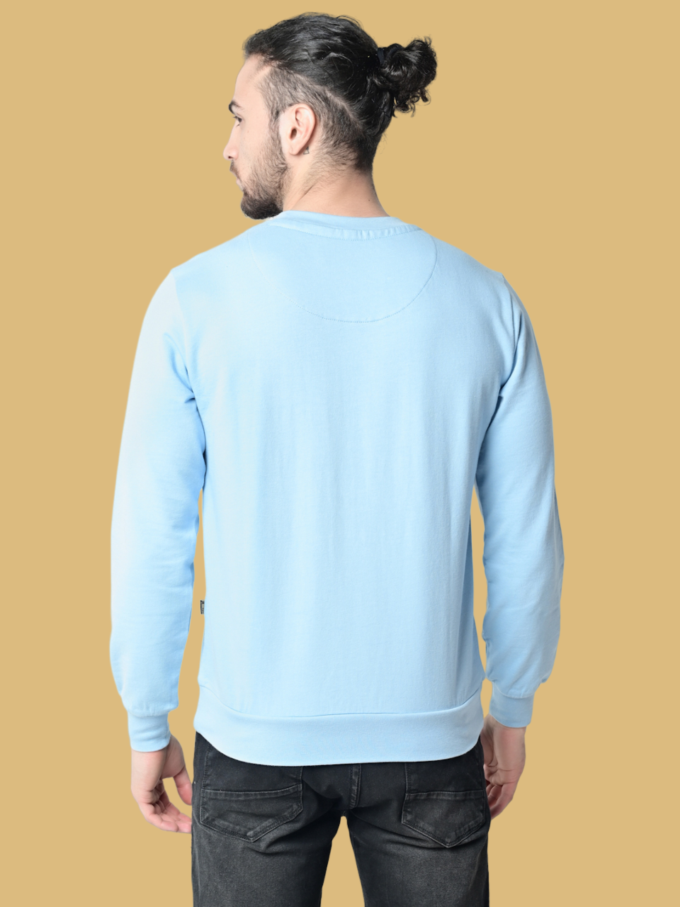 Flawless Men Sky Sleek Sweatshirt Being Flawless