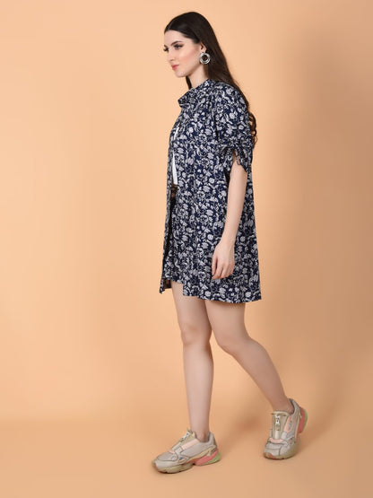 Flawless Women Navy Blue Women Co-ord Set | Let's Go Being Flawless