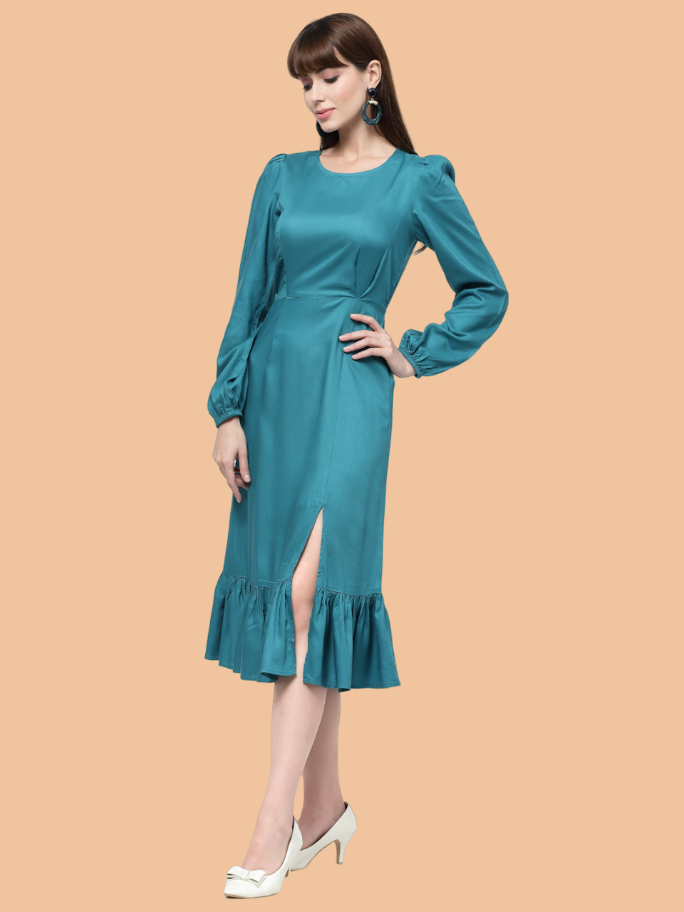 Flawless Women Teal Drag Dress | PRETTY LADY Being Flawless