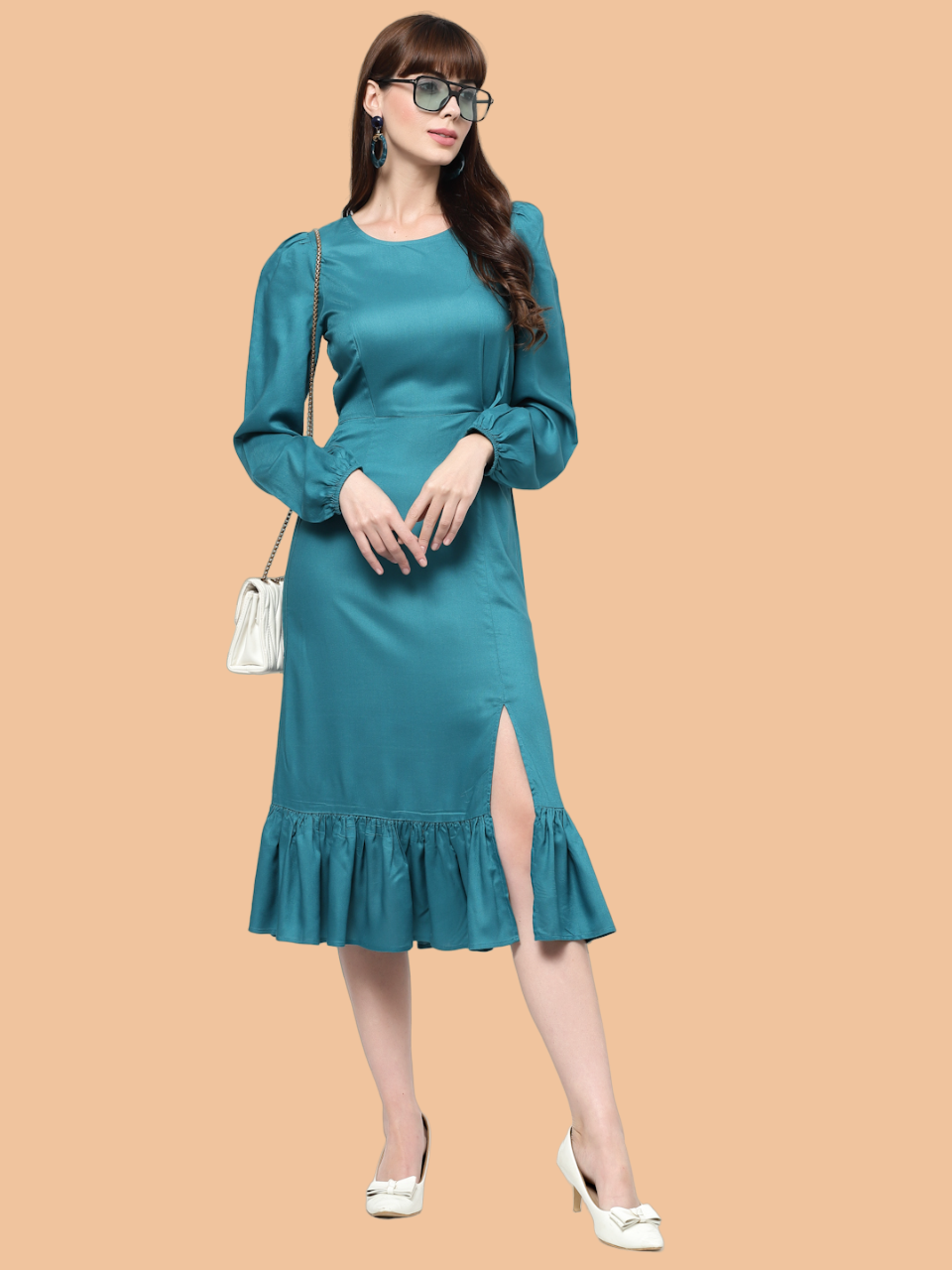 Flawless Women Teal Drag Dress | PRETTY LADY Being Flawless