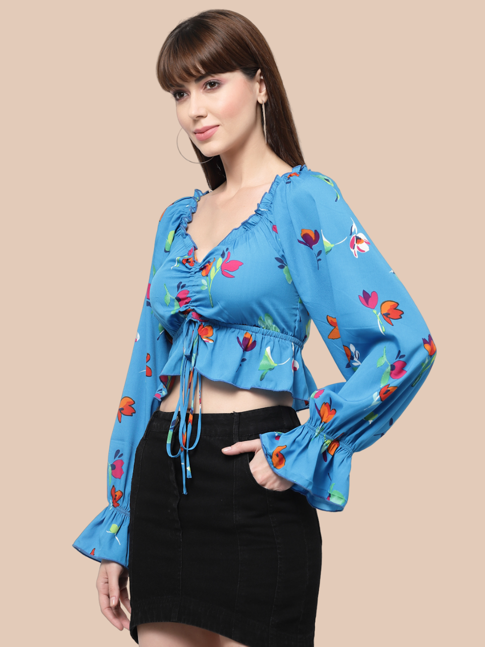 Flawless Women Printed Crop Top | FIFI Being Flawless