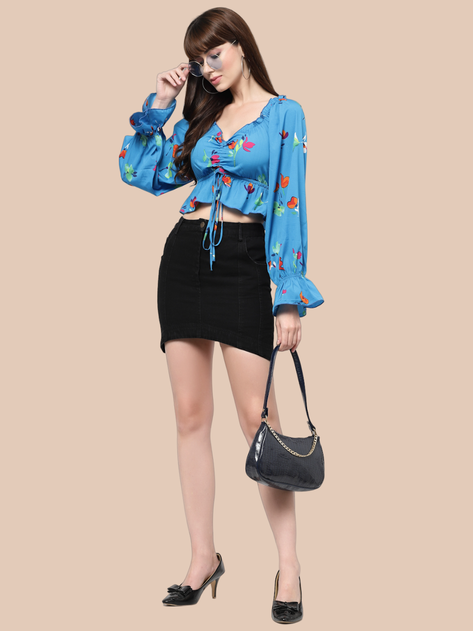 Flawless Women Printed Crop Top | FIFI Being Flawless