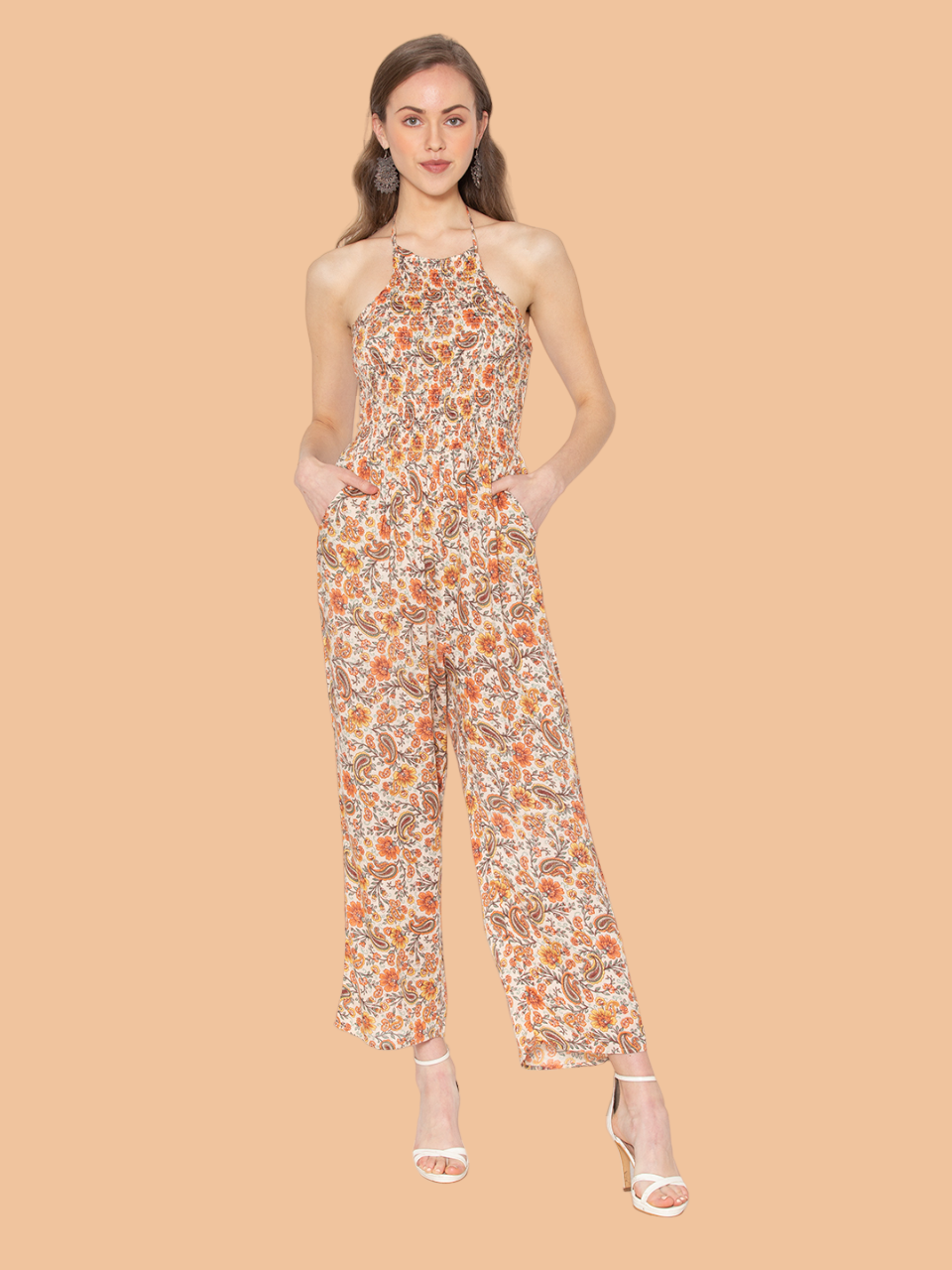 Flawless Women Printed Beachy Jumpsuit Being Flawless