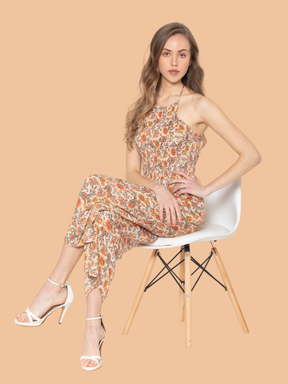 Flawless Women Printed Beachy Jumpsuit Being Flawless