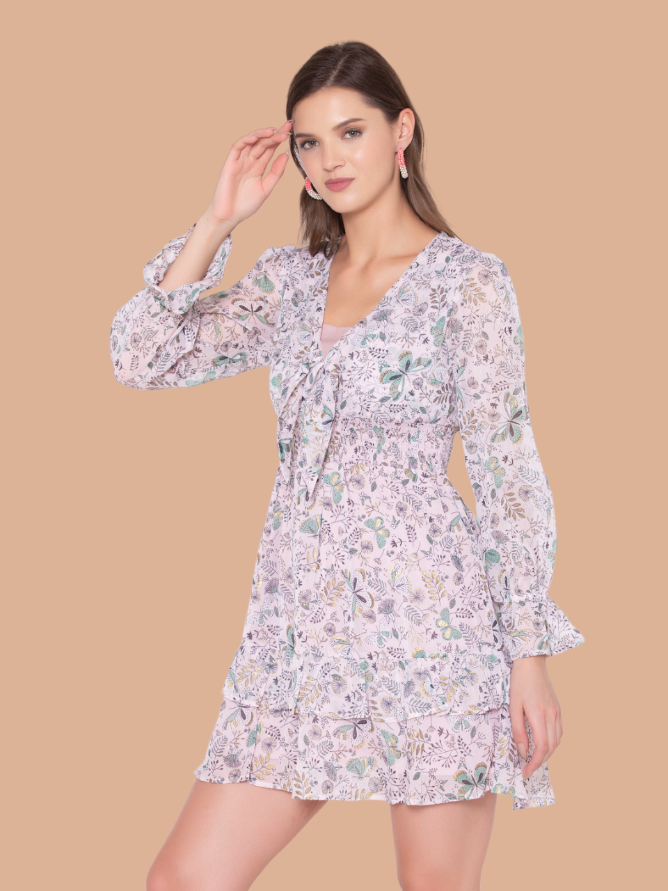 Flawless Letest Women Fit And Flare Mini Dress | BUTTERFLY Being Flawless Flawless Letest Women Fit And Flare Mini Dress | BUTTERFLY Being Flawless