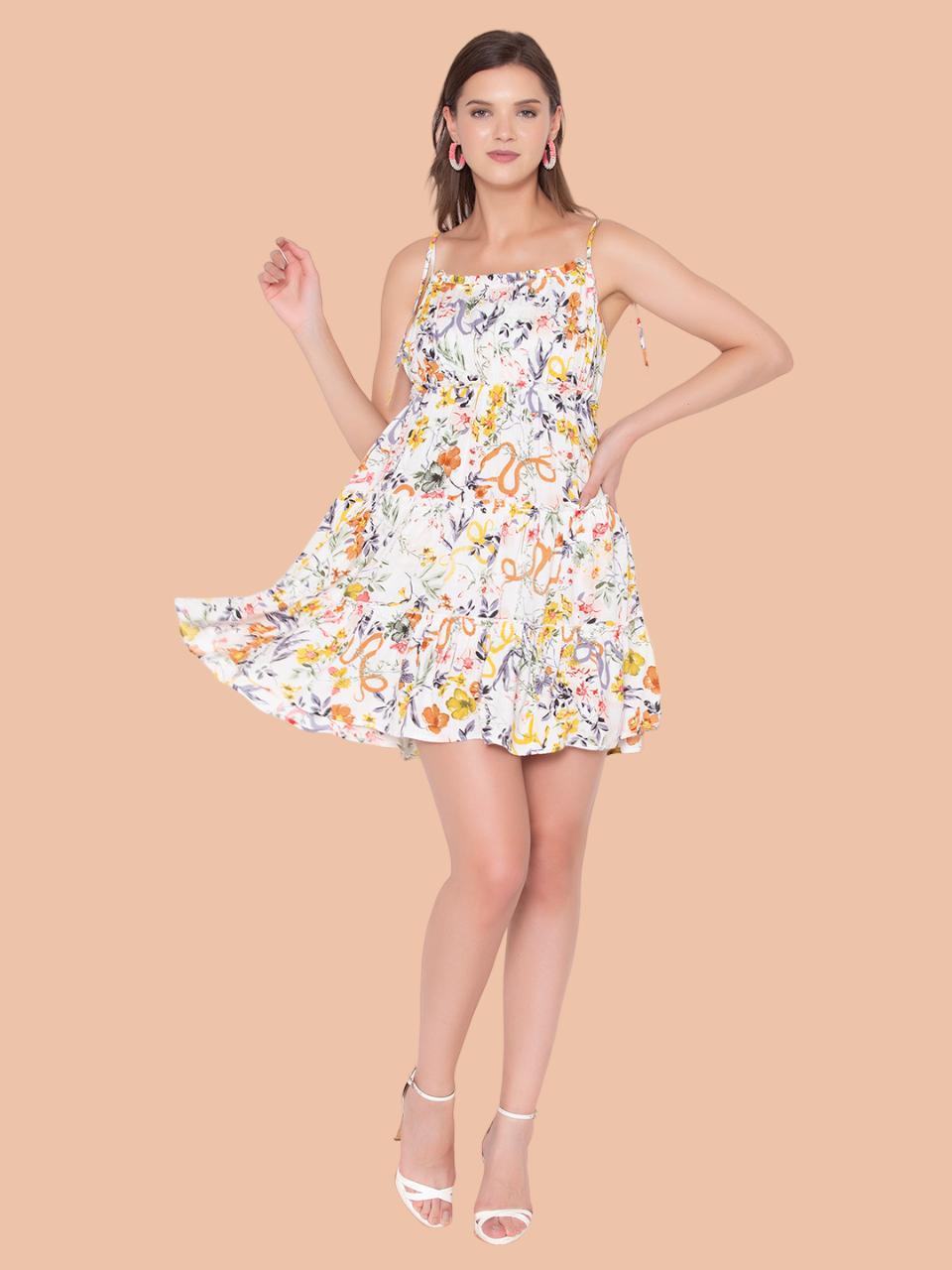 Flawless Women Fit And Floral Breezy Dress | BREEZA Being Flawless