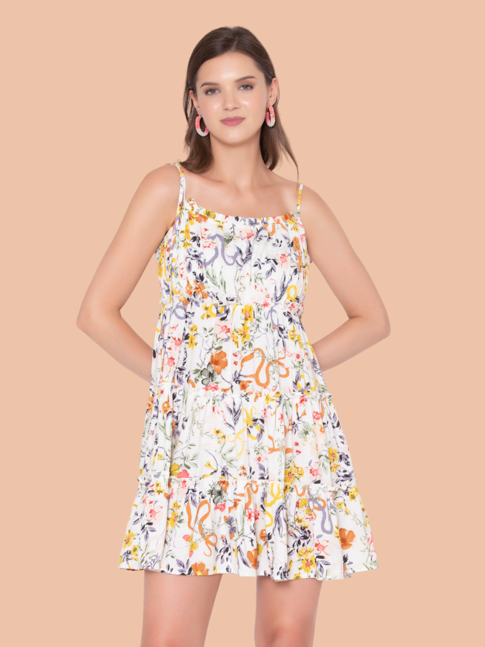 Flawless Women Fit And Floral Breezy Dress | BREEZA Being Flawless
