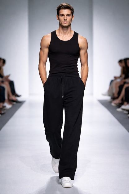 Flawless Black Straight trousers 3