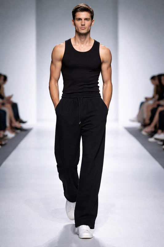 Flawless Black Straight trousers 3